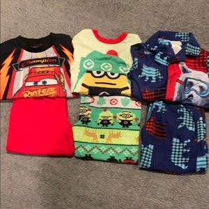 3 sets of matching pajamas. Size 4/5